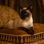 Siamkatze mit edler Haltung – ideal für Namen wie „Cleo“ oder „Kira“