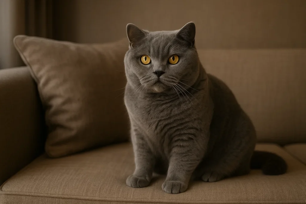 British Kurzhaar Katze ausgewachsen – stark und kompakt