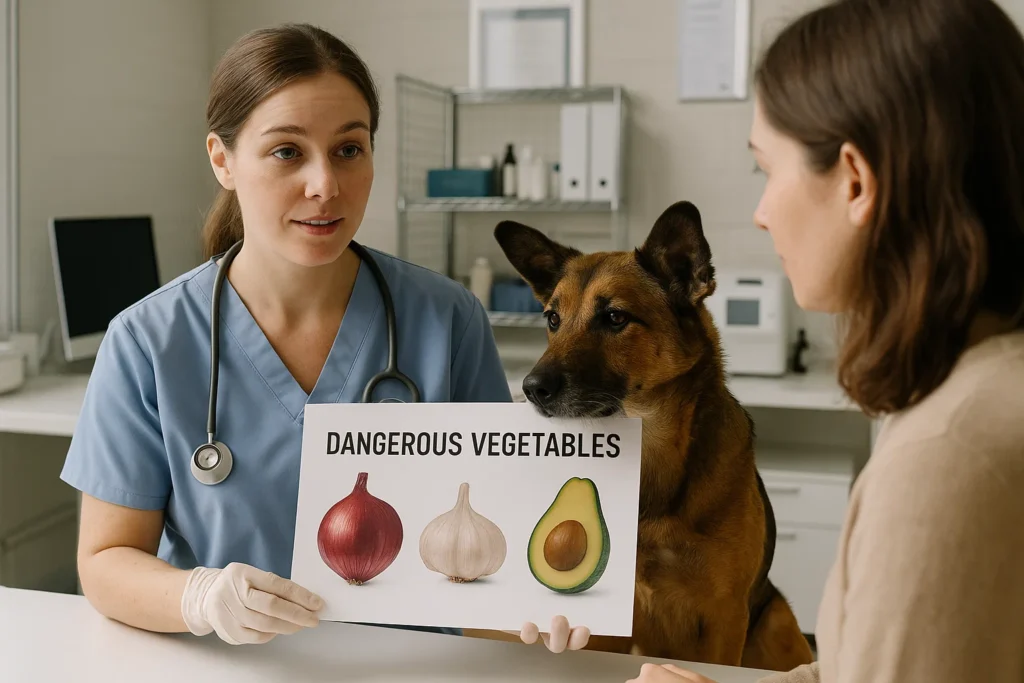 Tierarzt erklärt welches Gemüse Hunde nicht essen dürfen