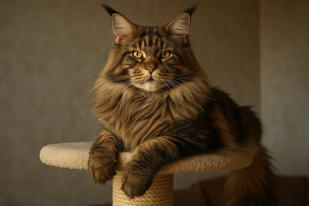 Maine Coon – Katze wächst bis zu 4 Jahre