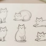 easy cat drawings