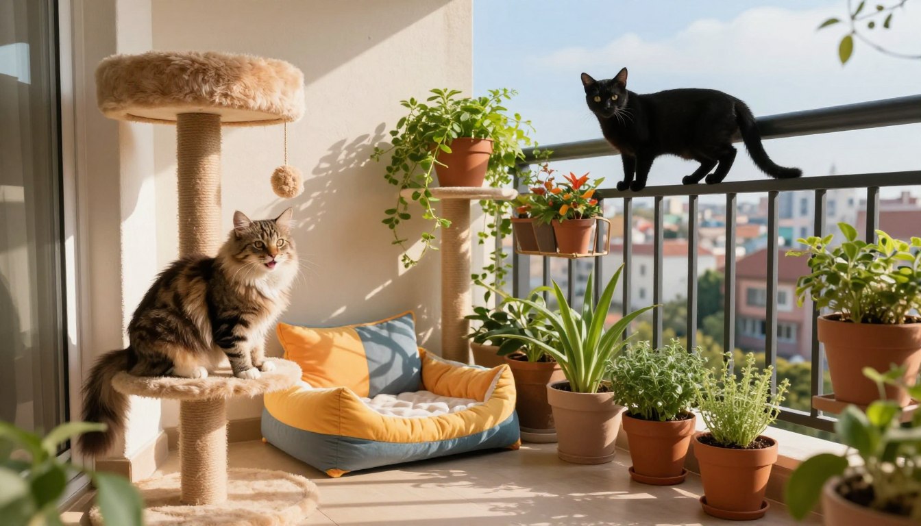 balkon katzen ideen